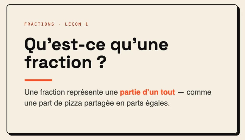 Aperçu d’une leçon Nufia : une scène interactive de la salle vivante.